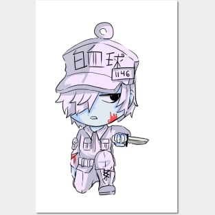 hataraku saibou Posters and Art
